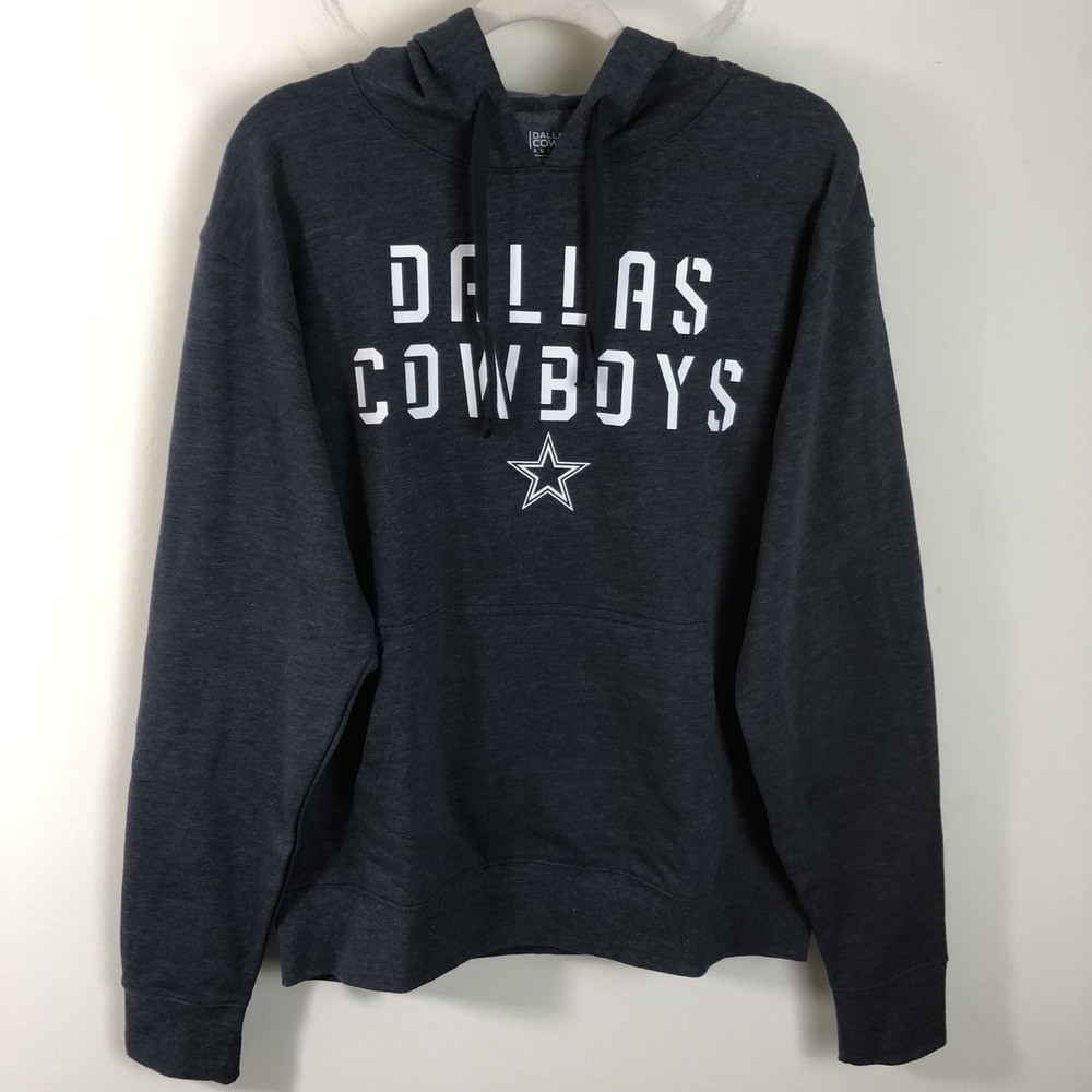 Dallas Cowboys Authentic NFL Hoodie Sweatshirt Men's Sz M Navy Football